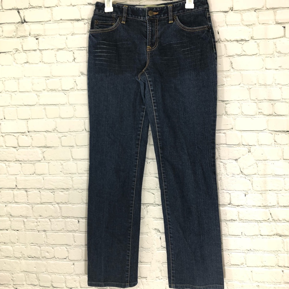 LOFT Slim & Straight Ankle Jeans.